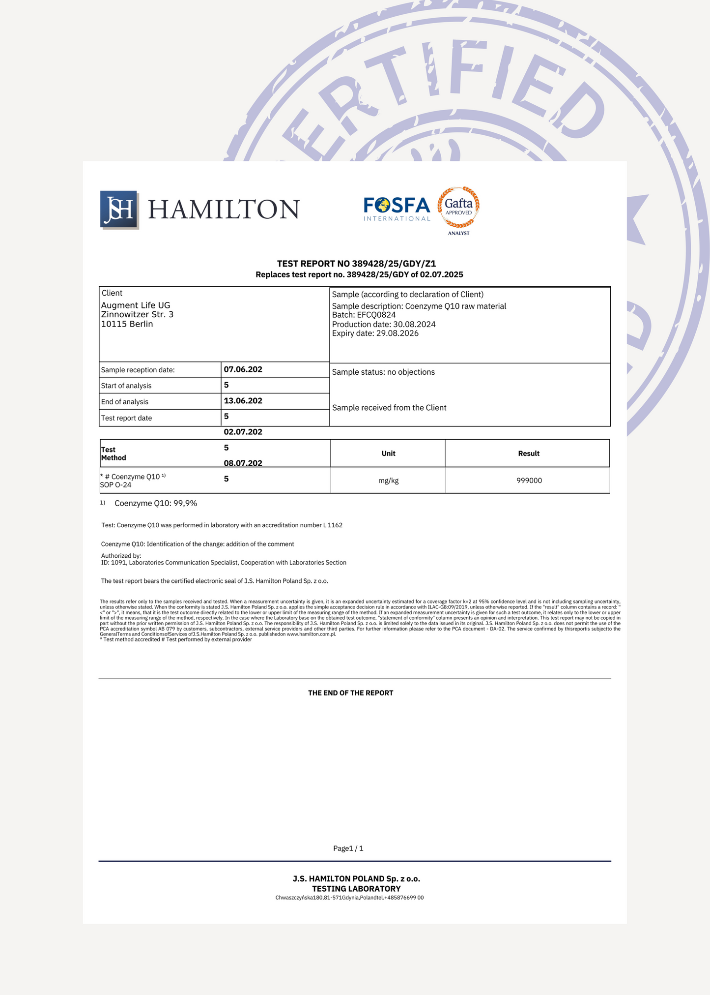 Longevity Formula - 60 servings - 120 capsules