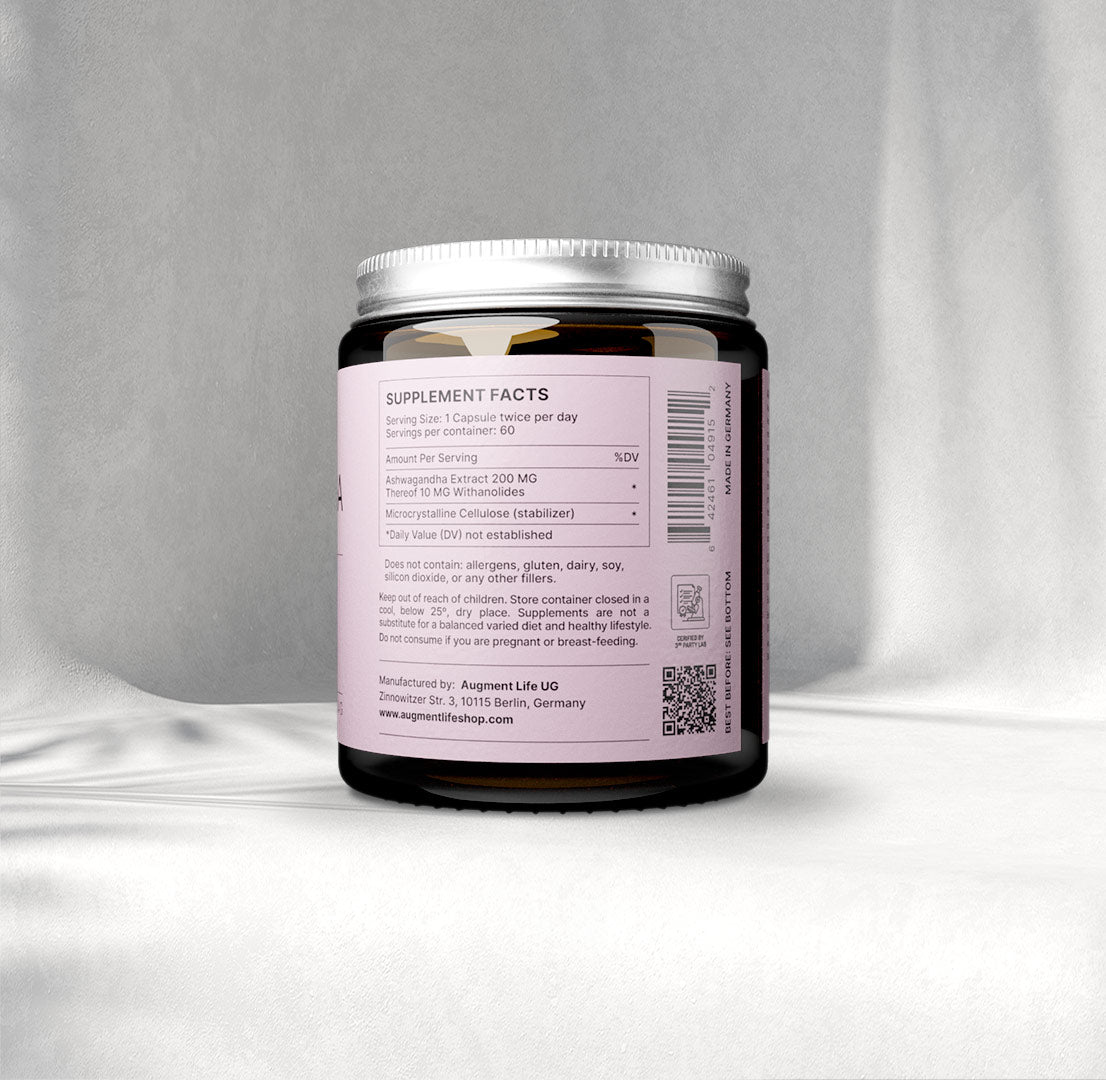 Ashwagandha (Withania somnifera) - 200 mg - 5% Withanolides