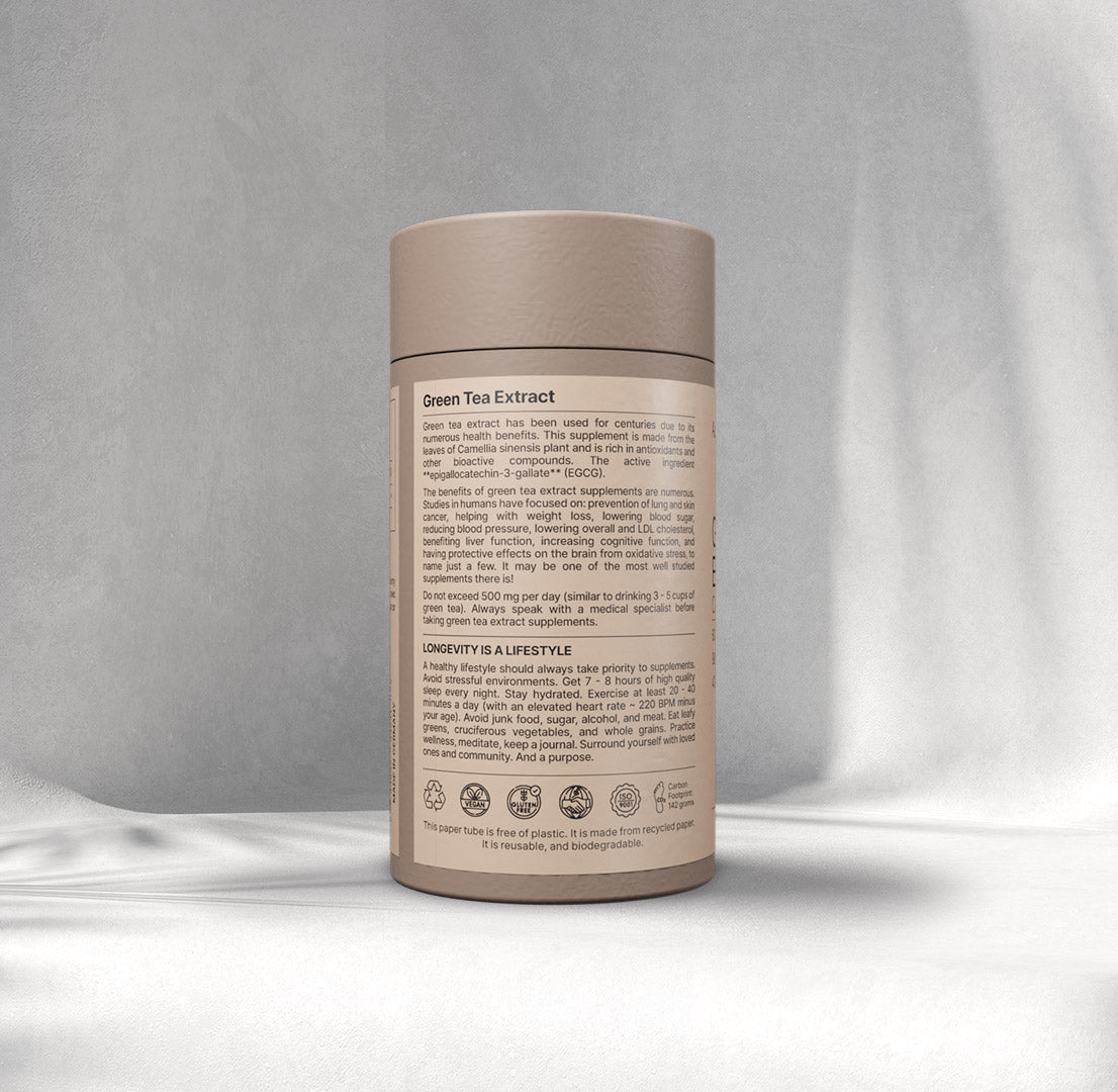 Green Tea Extract - 250 mg capsules - 40% EGCG - Camellia Sinensis L.