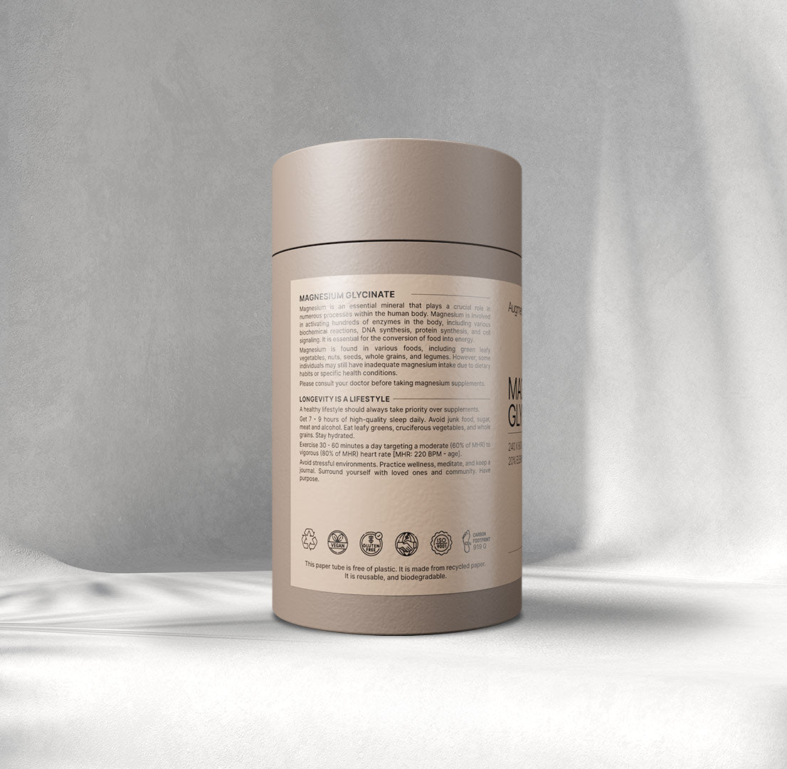 Magnesium Glycinate - 800 mg capsules - 20% elemental magnesium