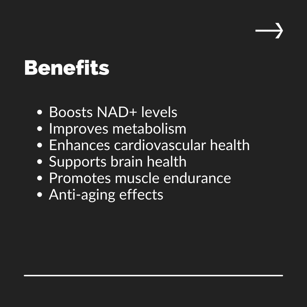 Nicotinamide Mononucleotide - 250 mg - 99% Pure - NMN