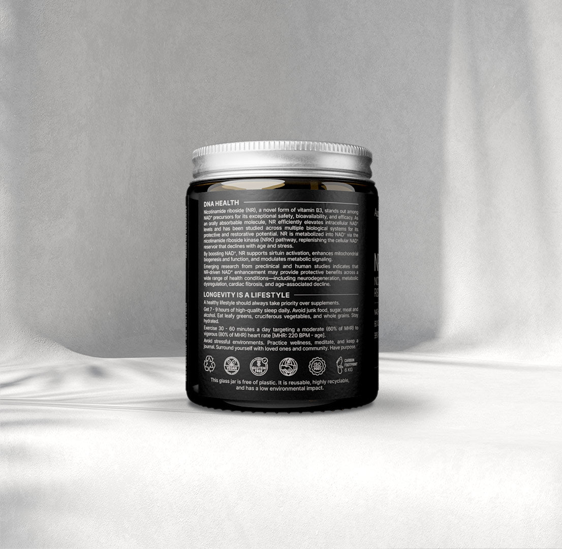 NR - Nicotinamide Riboside Chloride - 300 mg capsules - 99% Pure