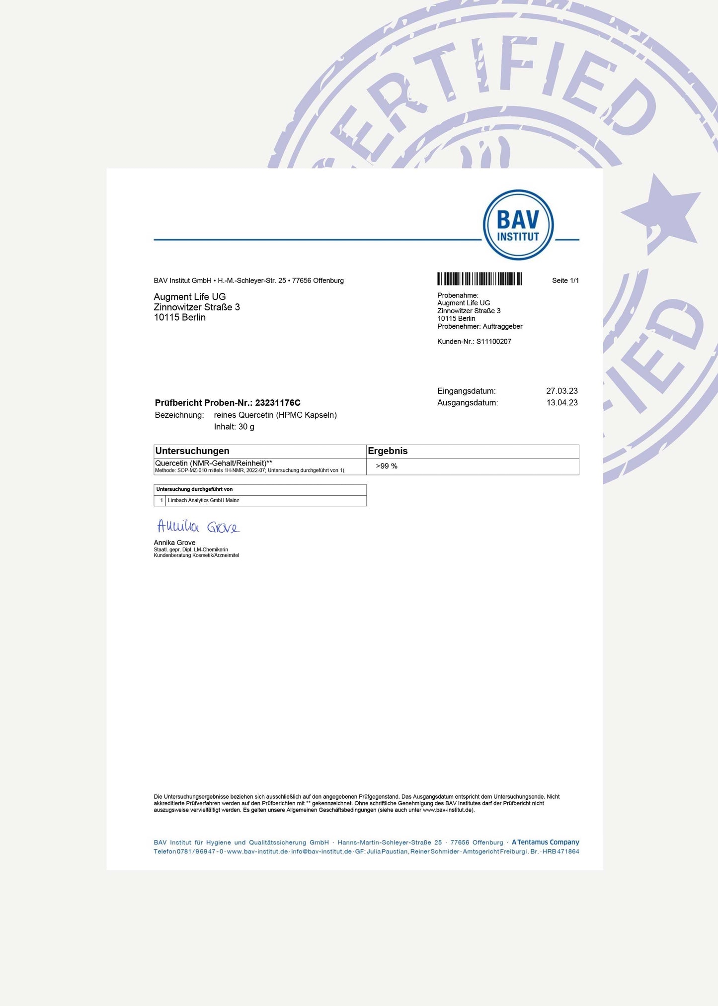 Longevity Formula - 60 servings - 120 capsules